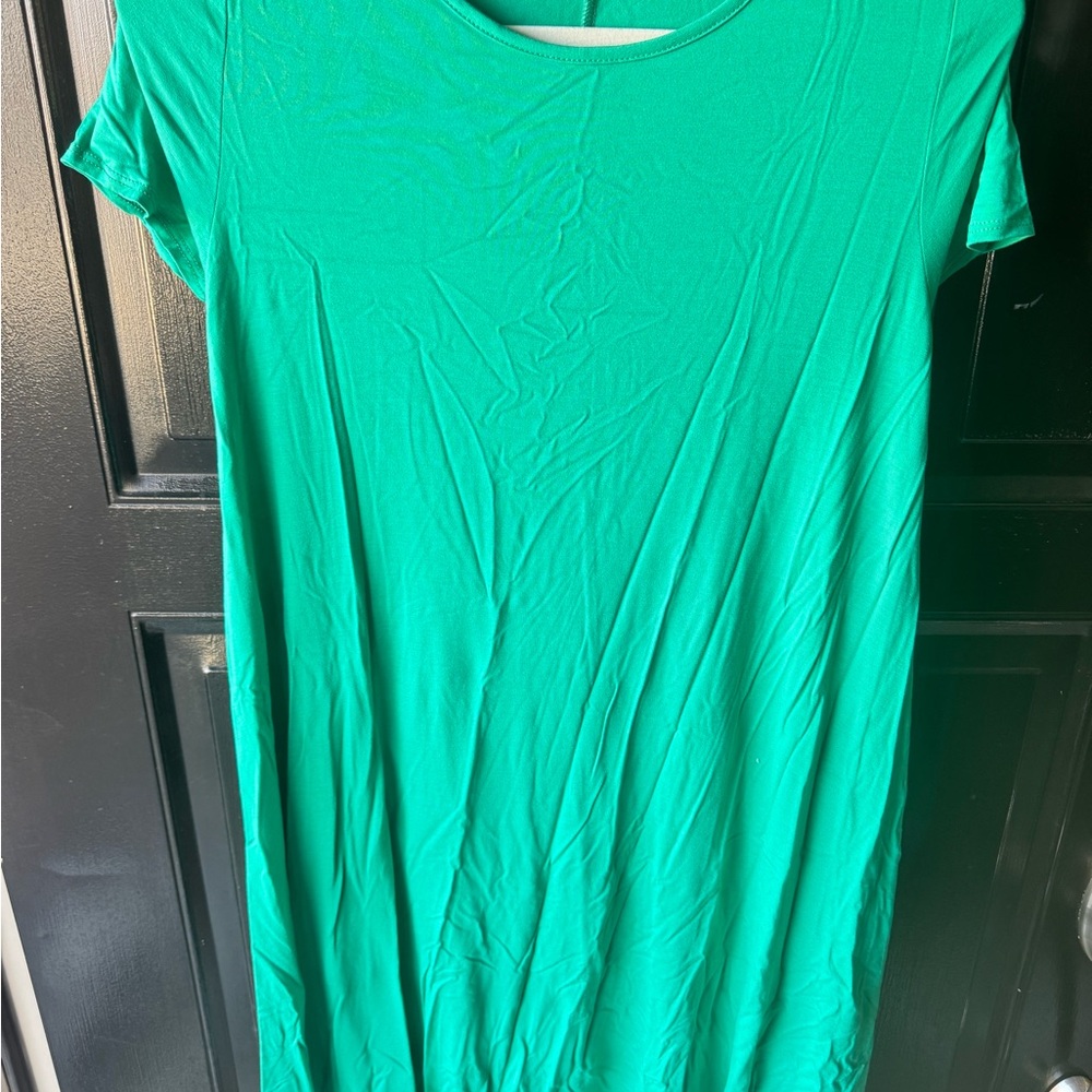 Emerald Green Women's T-shirt dress